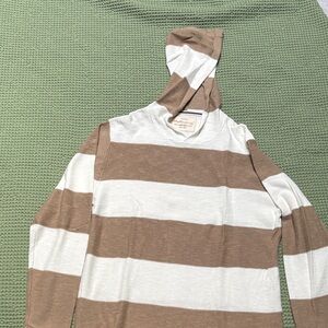 Weatherproof Vintage Brown and White Hoodie